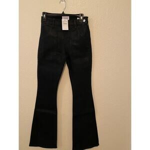 NWT Frame Le Flare De Francoise In Black Coated SIZE 27